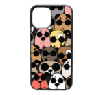 red-brown-yellow-dogs-with-glasses-phone-case