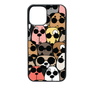 red-brown-yellow-dogs-with-glasses-phone-case